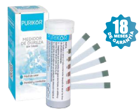 PURIKOR MEDIDOR DE DUREZA EN TIRAS