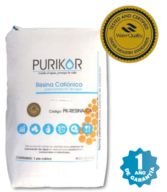 PURIKOR RESINA CATIONICA